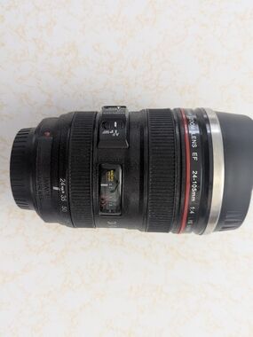 CUP Canon 24-105mm f/4L IS USM Zoom Lens - Black with Red Ring